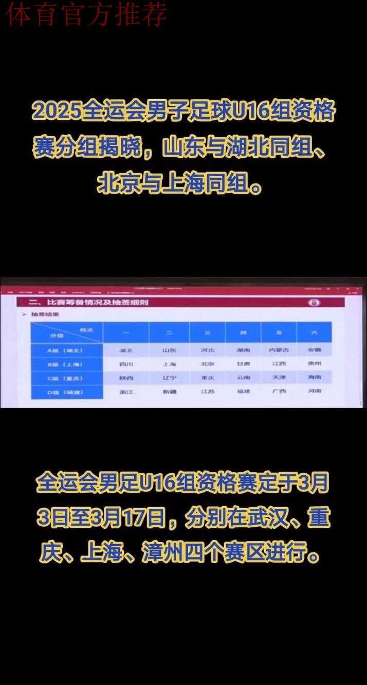 全运会足球资格赛分组结果揭晓 全运会足球资格赛分组结果揭晓